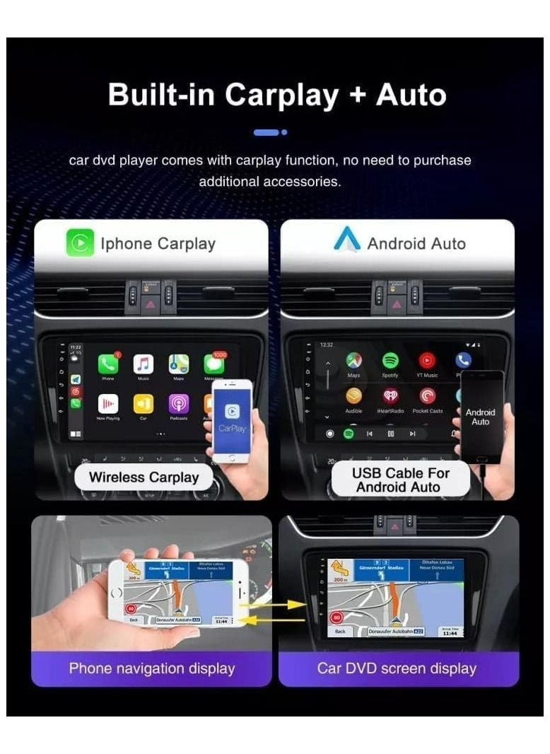 SHEZA STAR Android Screen For Ford Mustang 2015 To 2019 2GB RAM 32GB Memory Support Apple Carplay Android Auto Full HD Touch Screen 9 Inch built In Bluetooth USB Radio WiFi Play Store Backup Camera included  - Image 5