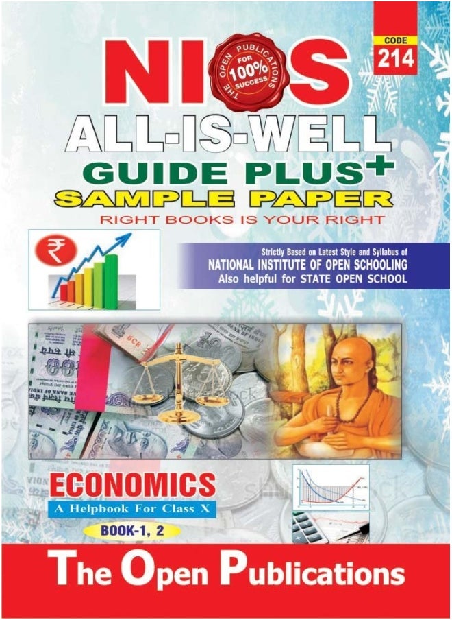 The Open Publications NIOS 214 Economics Class 10 - Guide & Sample Papers  - Image 1