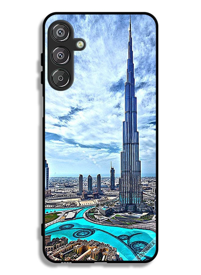 Covernex Samsung Galaxy F36 Protective Case Cover Burj Khalifa Tower Touching Clouds - Image 1