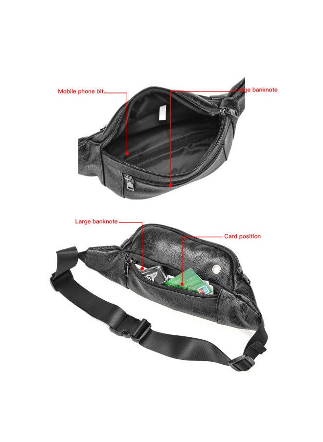 NIBEMINENT - Comfortable Waistpack Belt Bag Black - Image 1