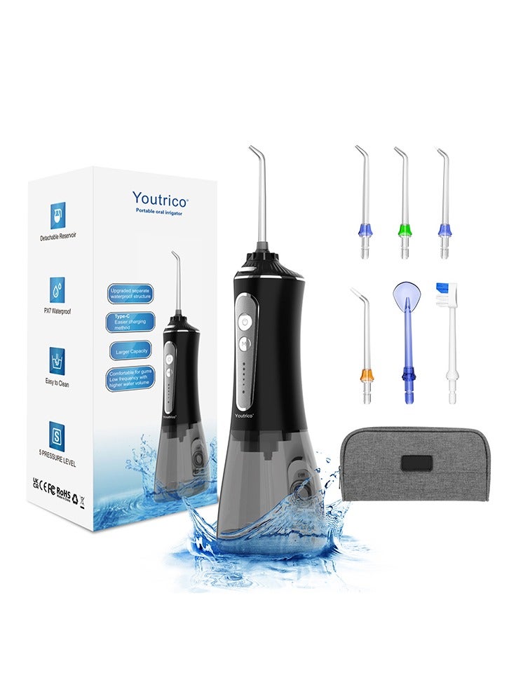 Youtrico Youtrico 2023 upgraded whitening water floss  portable and rechargeable  gentle teeth whitening IPX7 waterproof  - Image 1