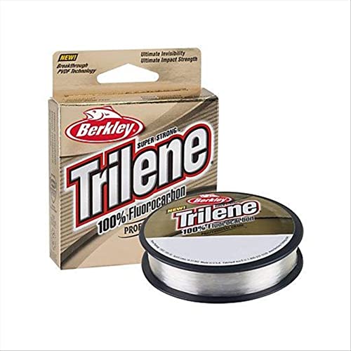 Berkley Trilene® 100% Fluorocarbon, Clear, 8lb | 3.6kg, 110yd | 100m Fishing Line, Suitable for Freshwater Environments - Image 1