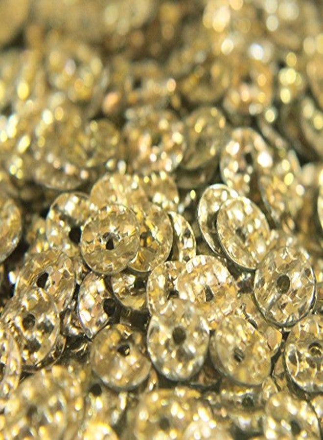 Embroiderymaterial 5MM Chips Style Sequins Sitara for Craft, Embroidery, and Jewellery Making (Gold, 50 Gram) - Image 2