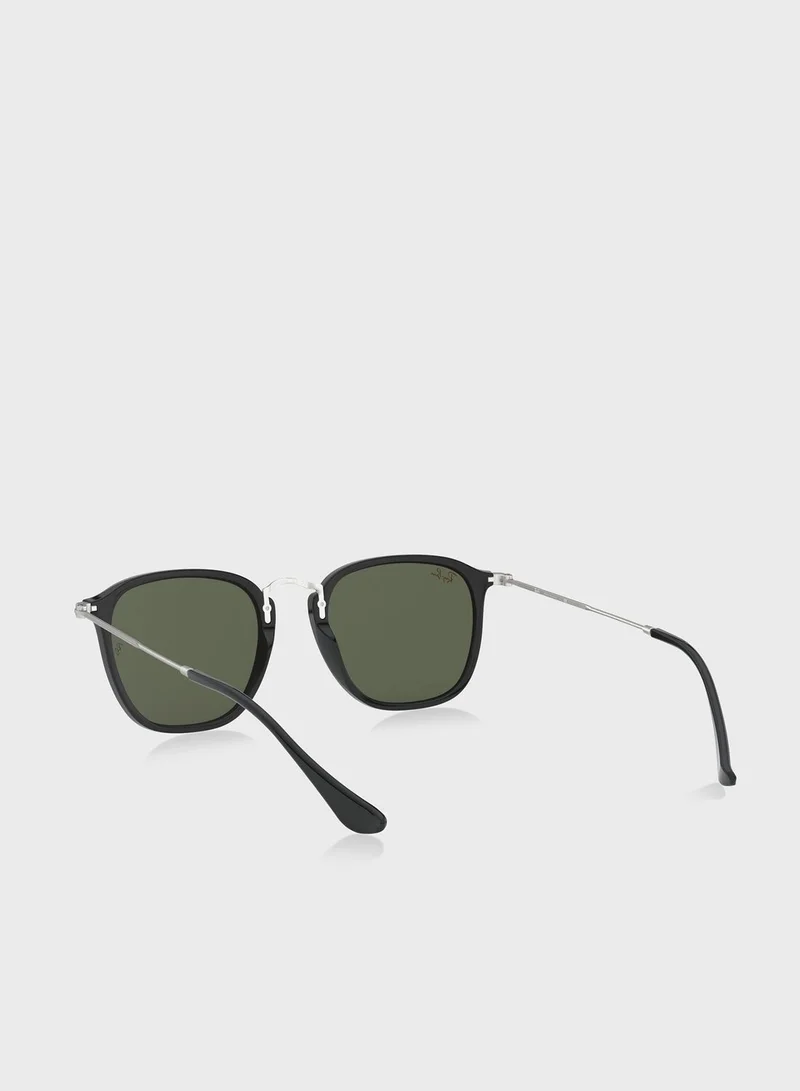 Ray-Ban 0RB2448N Square Sunglasses