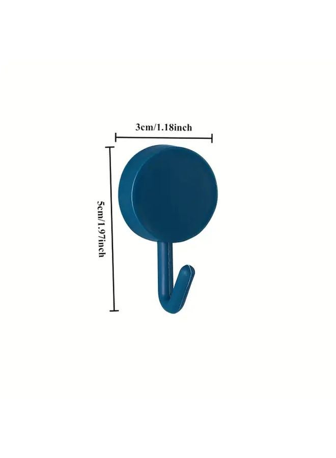 5pcs Heavy Duty Wall Mounted Coat Hooks Nail Free Installation Space Saving Organizer - Image 4