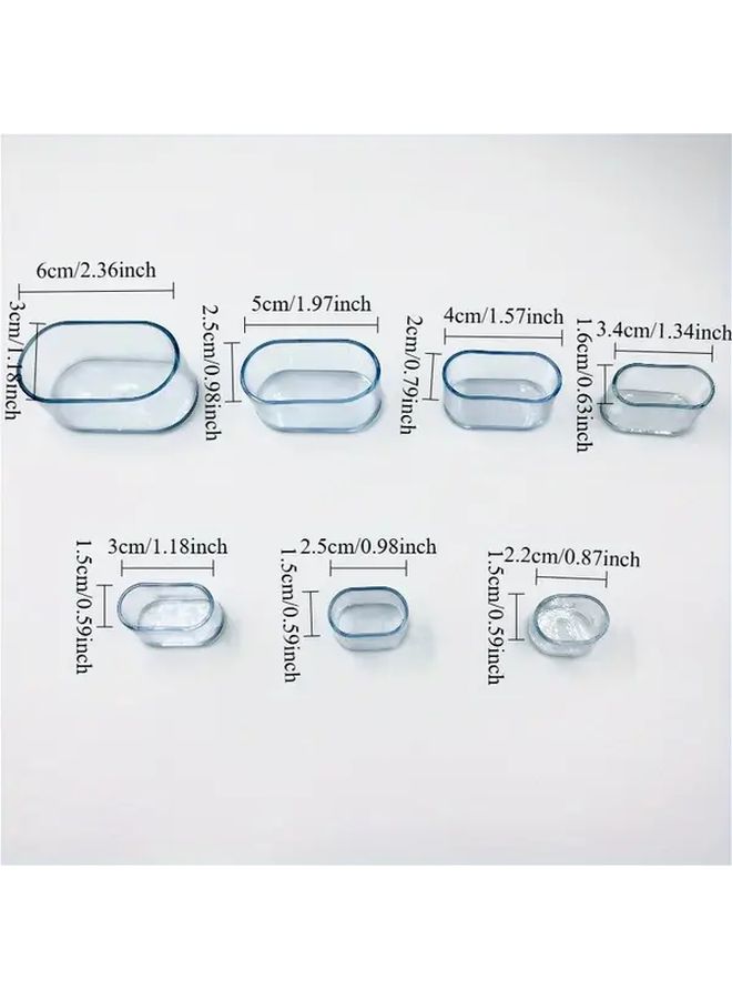 4pcs Clear Oval Chair Leg Covers 15X30MM Anti Slip Scratch Noise Proof Floor Protectors - Image 5