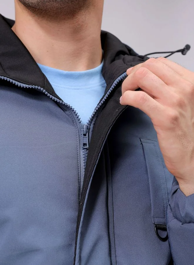 شركة المرآب الهندية Men Slim Fit Solid Puffer Jackets