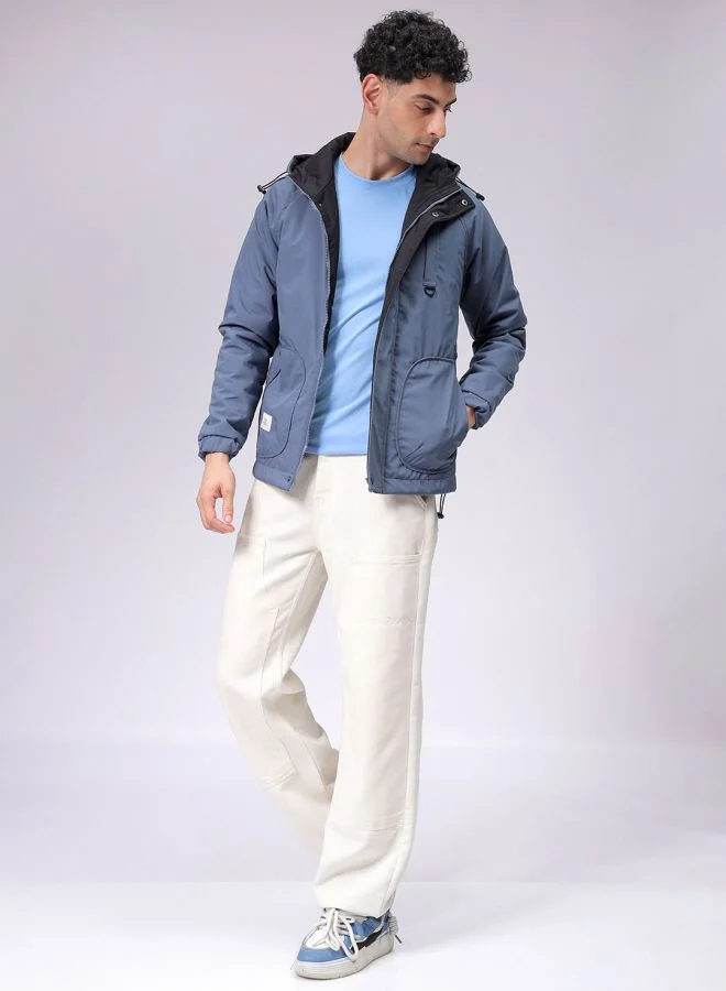 شركة المرآب الهندية Men Slim Fit Solid Puffer Jackets