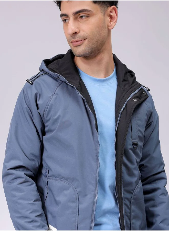 شركة المرآب الهندية Men Slim Fit Solid Puffer Jackets