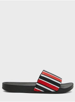 Brave Soul For Seventy Five Stripe Print Slides