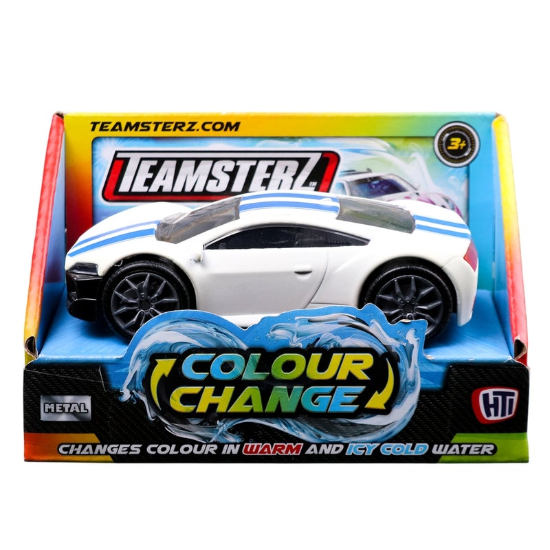 Teamsterz - Colour Change Car Gray 4 Inch - 1417268 - Image 2