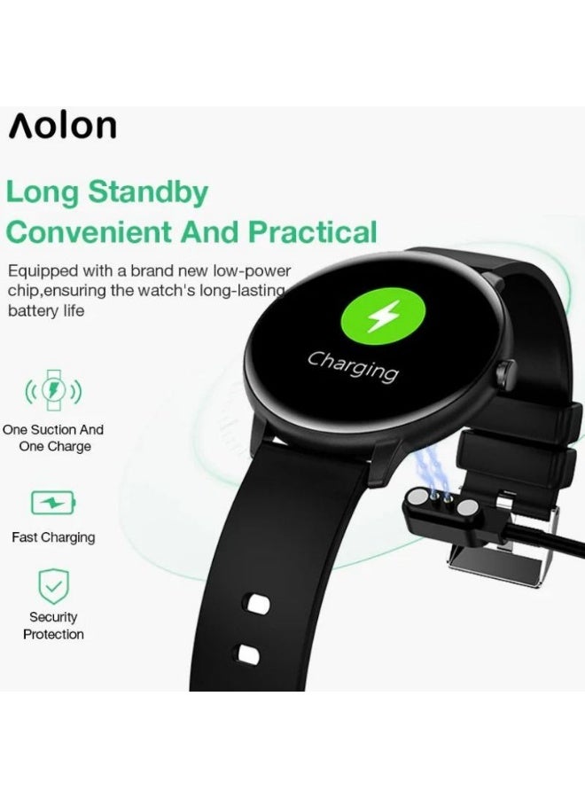 Aolon GTR Mini Smartwatch for Men & Women – 1.39” HD Display, Bluetooth Calling, Voice Assistant, Heart Rate Monitor, 115 Sports Modes (2024 Model) - Image 4