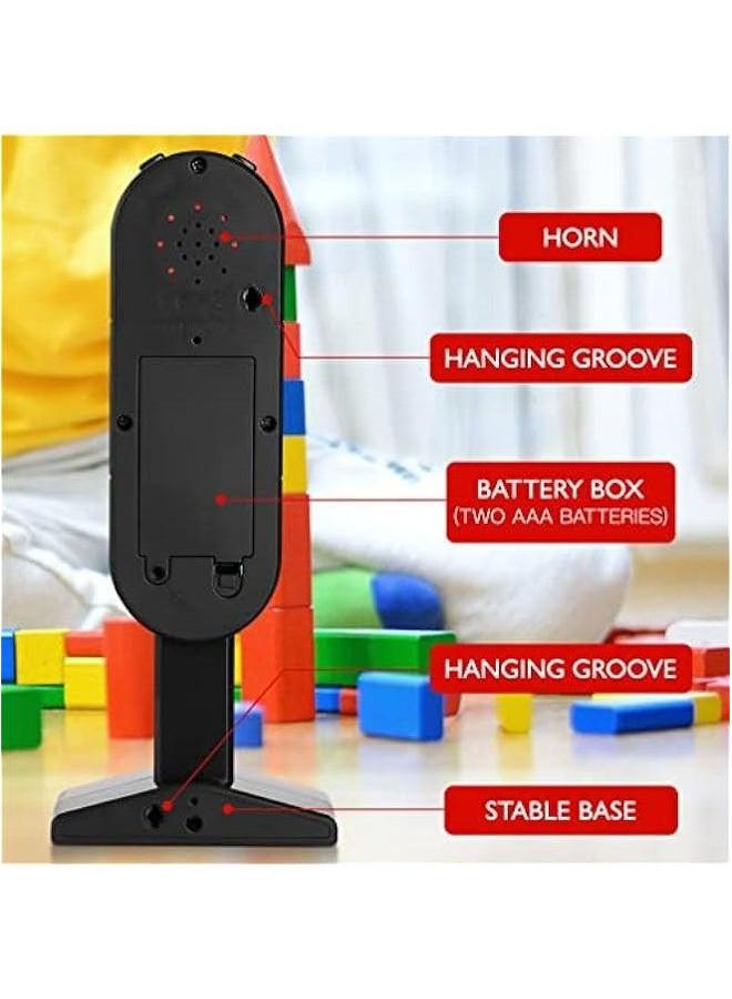 3Pcs Traffic Light Toy Stoplight Model, 20x8cm Signs Mini Stop Pretend Play Lamp Simulation Lights Child Educational - Image 3