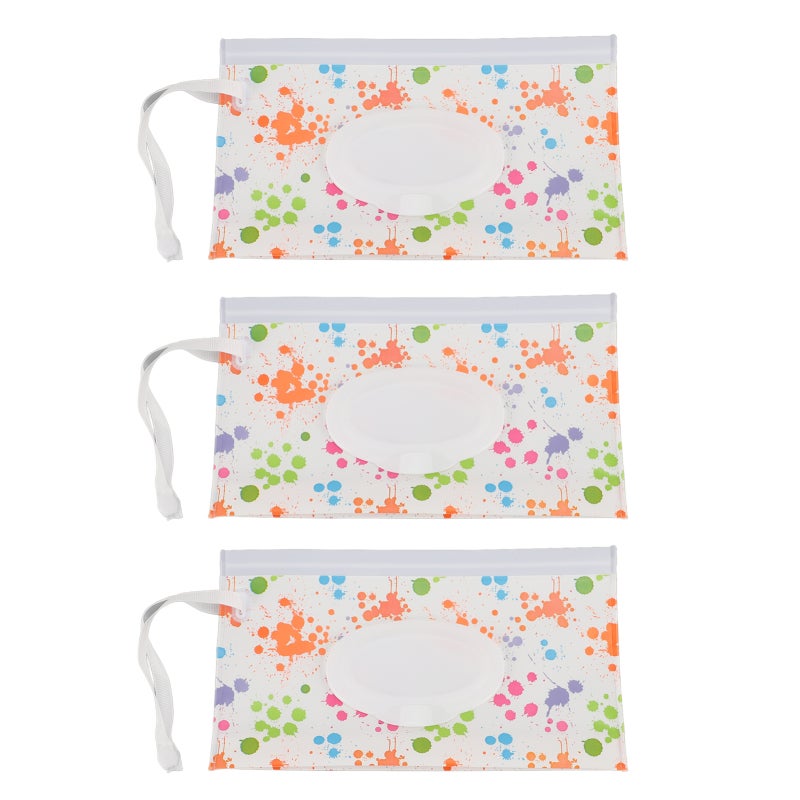 Reusable Wipes Dispenser: EVA Material Flip Top Window Bag - Portable Lightweight Design Baby Wipe Case for Home, Travel and Baby Care Essentials - Image 1