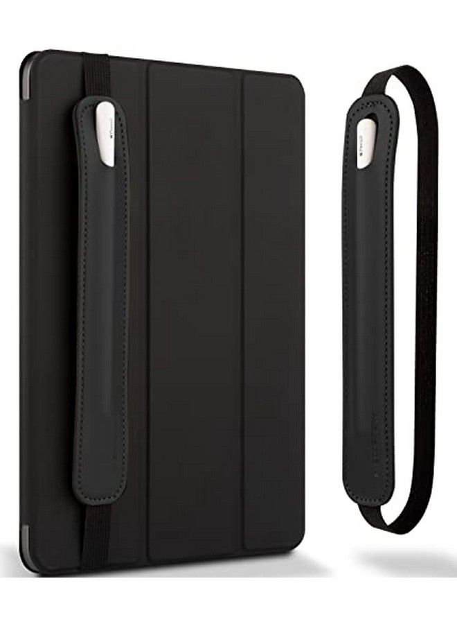 GOOSPERY Pencil Holder Compatible With Apple Pencil (1St & 2Nd Generation) Sling Sleeve Pu Leather Pouch Case Pocket Accessories Elastic Band Fit Ipad 8Th 7Th Mini 5Th Notebook Tablets Black  - Image 1
