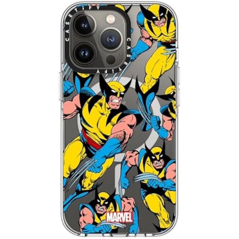 Casetify Clear iPhone 13 Pro Case 【Deadpool & Wolverine Co-Lab/Not Yellowing / 6.6ft Drop Protection/Magsafe】 - Wolverine Pattern Case - Clear - Image 4