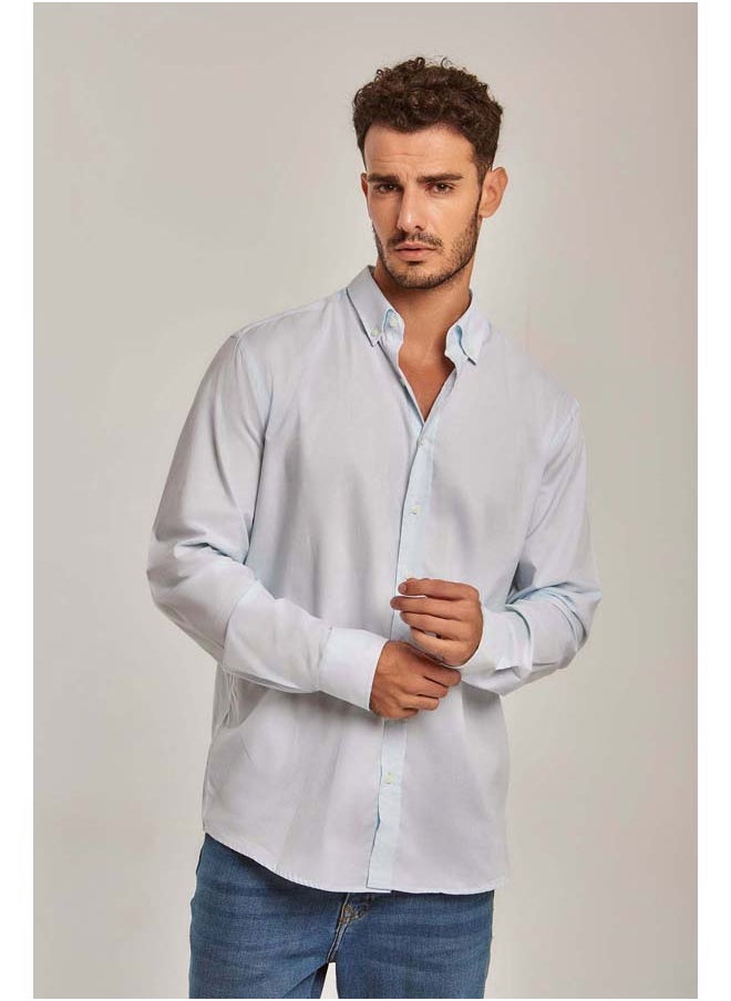 DALYDRESS - Fancy Casual Long Sleeve Oxford Cotton Shirt - Image 1