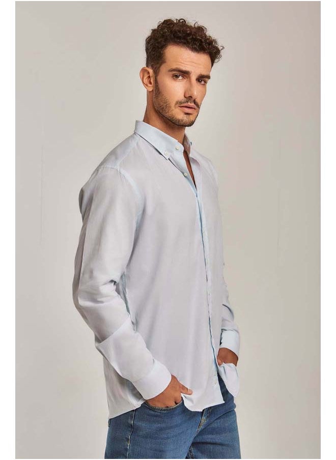 DALYDRESS - Fancy Casual Long Sleeve Oxford Cotton Shirt - Image 1