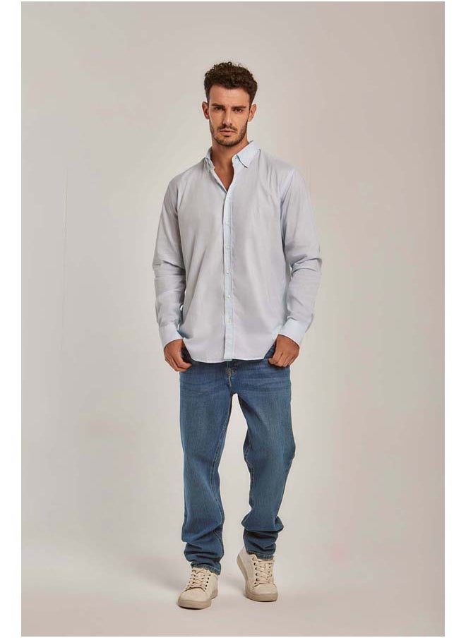 DALYDRESS - Fancy Casual Long Sleeve Oxford Cotton Shirt - Image 1