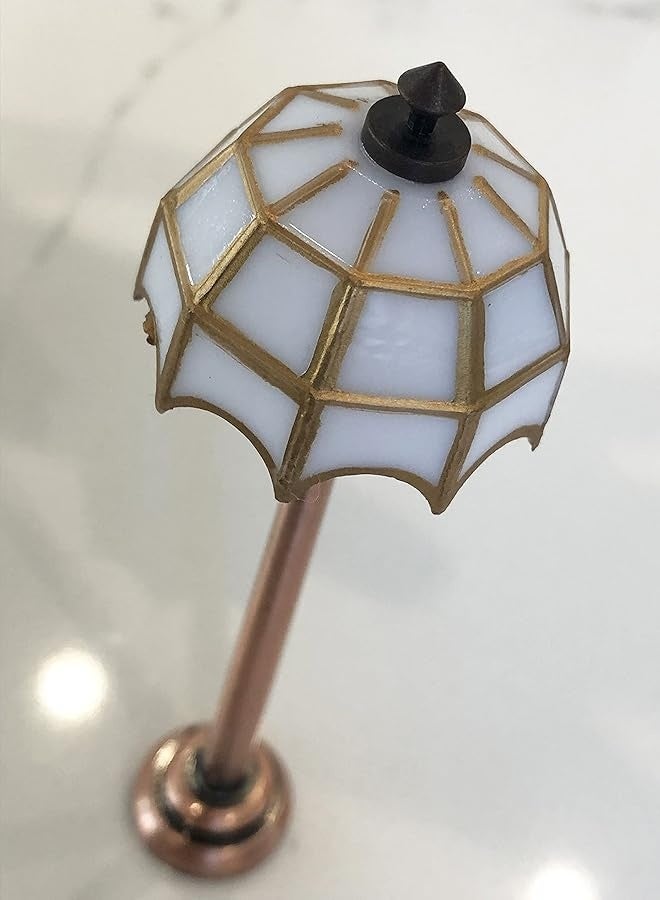 Inusitus Mini Dollhouse Floor lamp, LED Miniature Lighting for Dolls House Decor, Battery Operated Functional Light Accessories - Image 3