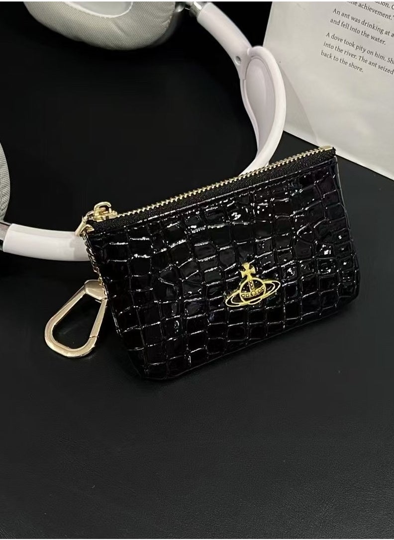 Vivienne Westwood Planet Premium Card Holder Fashion Organ Bag Coin Purse 