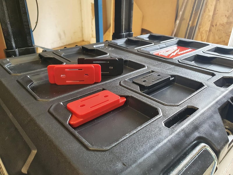 StealthMounts Packout Feet - 8 Pack Mounting Feet for Milwaukee Packout System | Milwaukee Packout Mounting Feet | Milwaukee Packout Mounts | Packout Adapter | Milwaukee Packout Feet | Made in UK - Image 3
