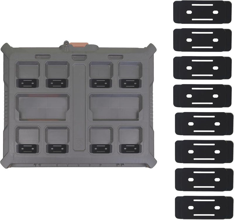 StealthMounts Packout Feet - 8 Pack Mounting Feet for Milwaukee Packout System | Milwaukee Packout Mounting Feet | Milwaukee Packout Mounts | Packout Adapter | Milwaukee Packout Feet | Made in UK - Image 1