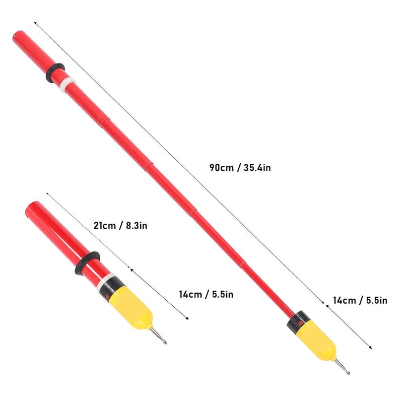 10KV Telescopic Voltage Tester Insulated Retractable Rod with Safety Shielding - Image 4