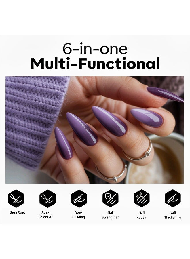 brunson TPO free Rubber Base Gel polish 20ml Soak Off Base Coat for Nail Strengthening Long Lasting Gel Polish Base for Chip Free Shine Brittle Nails UV Rubber base Russian manicure Non Yellowing salon manicure - Image 3