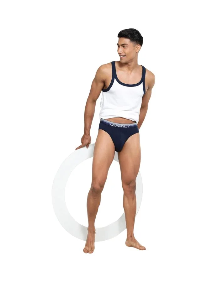 JOCKEY Jockey US07 Men Super Combed Cotton Elastane Stretch Solid Brief with Ultra soft Waistband