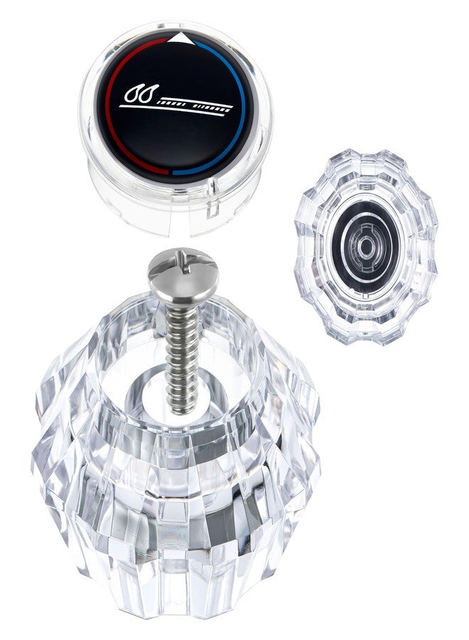 Dreyoo مقبض صنبور دش بديل من Dreyoo لـ 940-240، مقبض صنبور دش متوافق مع سلسلة Avante ذات الطراز القديم من Price Pfister، مقبض دش بديل لصنبور حوض الاستحمام بمقبض واحد، أكريليك شفاف - Image 1