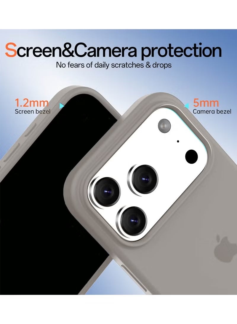 iPhone 17 Pro Max Case Liquid Soft Silicone iPhone 17 Pro Max Cover Anti Scratch with Inside Microfiber Lining Shockproof Protective Phone Case for iPhone 17 Pro Max - Image 4