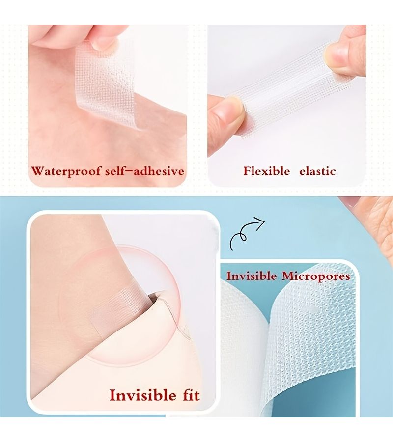 Comfortable Invisible Heel Toe Pads 3pcs Anti Blister Cushion Insoles for High Heels Foot Protection - Image 4