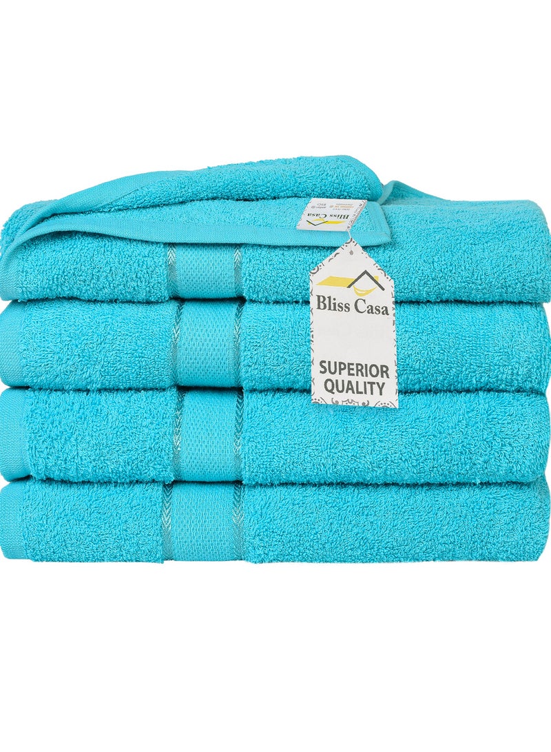Bliss Casa Bath Towel Set (4 Pack, 70 X 140 cm) - Quick Drying Highly Absorbent Thick Bathroom Towels - Soft Hotel Quality for Bath and Spa - Image 1