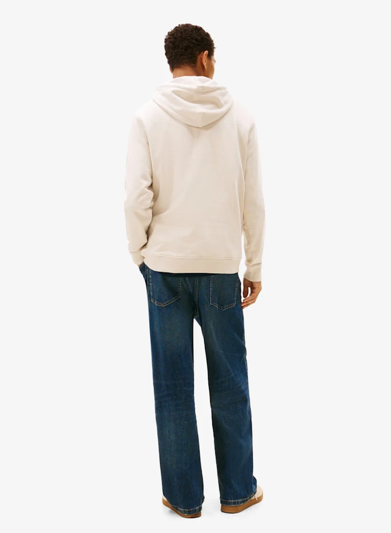 تومي جينز Reg Badge Hoodie