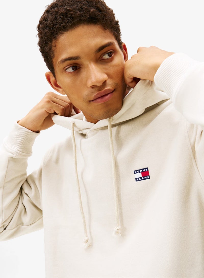 TOMMY JEANS Tonal Tommy Badge Terry Hoody - Image 3