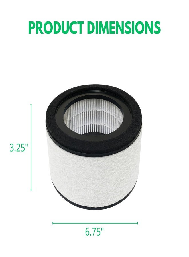 نيسبيرا فلتر بديل من نيسبيرا EE-5067 HS-1944 H13 لجهاز تنقية الهواء كرين، فلتر كربوني حقيقي 3 في 1 قابل للغسل، عبوة من 3 قطع - Image 3