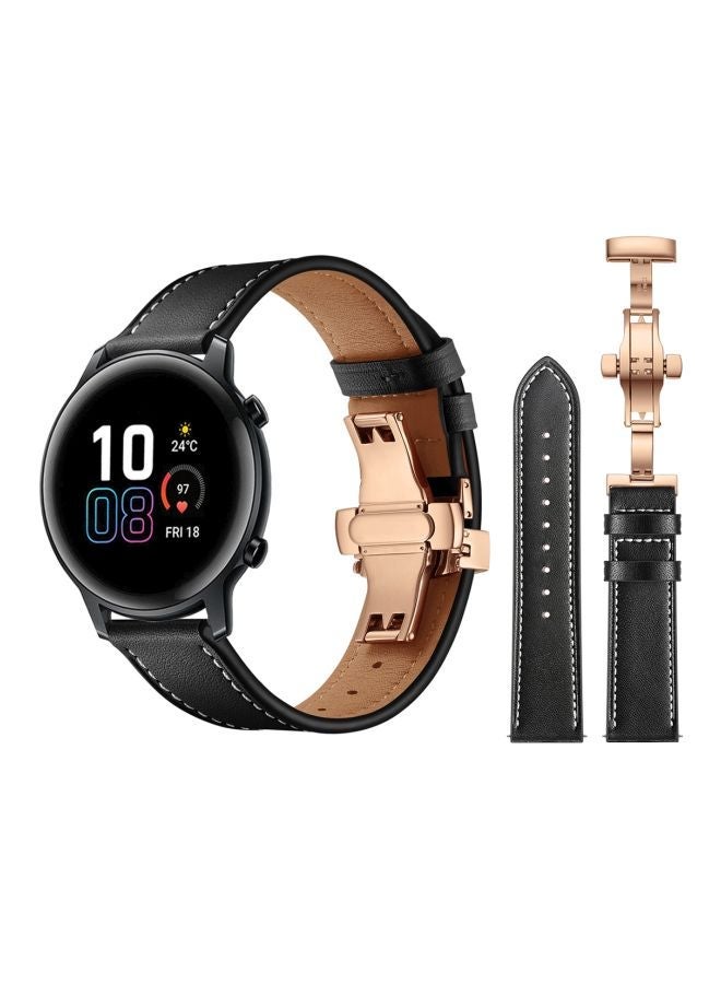 إسكدنيا Replacement Band For Honor MagicWatch 2 42 mm Black - Image 2