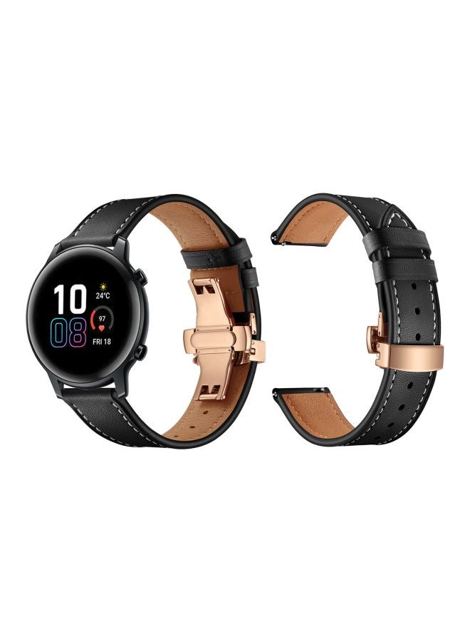 إسكدنيا Replacement Band For Honor MagicWatch 2 42 mm Black - Image 3