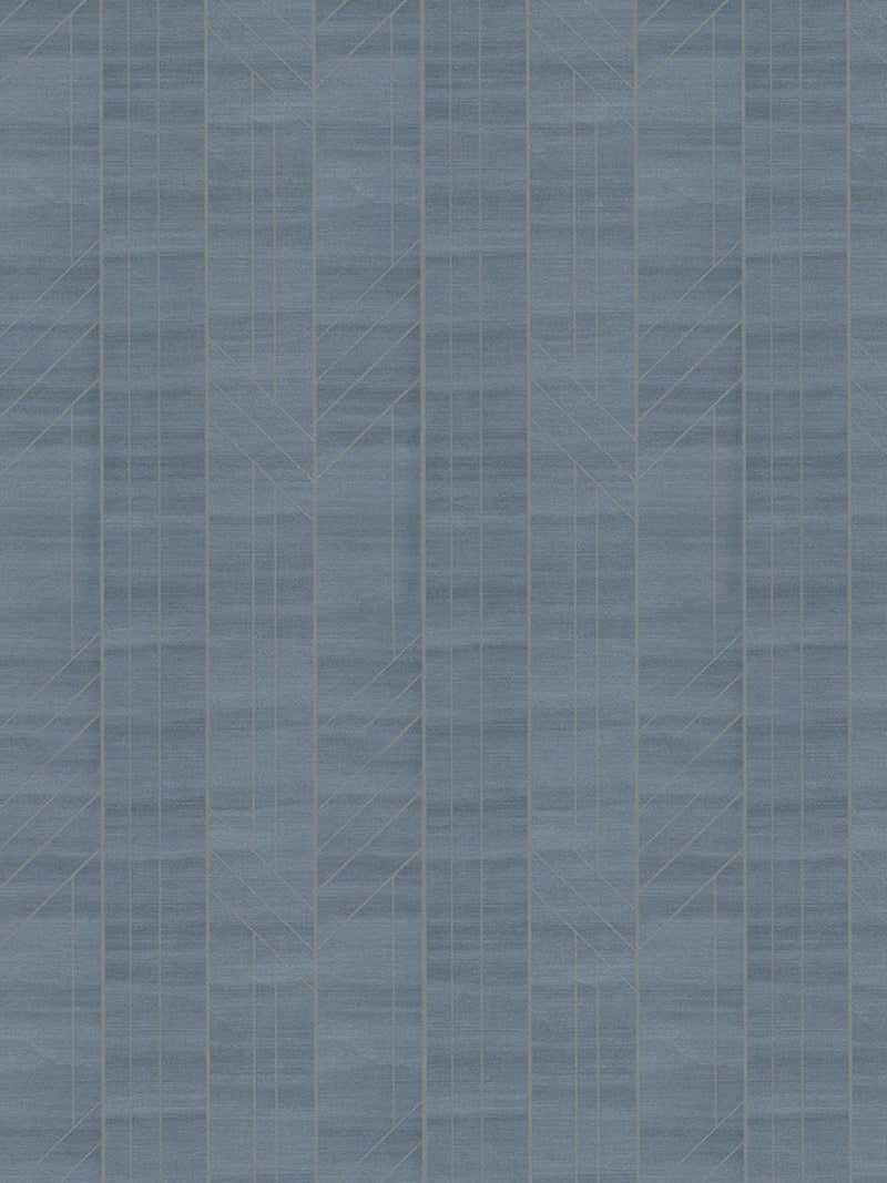 Asian Paints ezyCR8 Criss Cross Blue Non-Adhesive Wallpaper for Home & Office, Easy Application, Water Resistant, Dust Proof, PVC Coated Interior Décor (53cm x 950cm)| (54 sq. ft. per roll) - Image 4