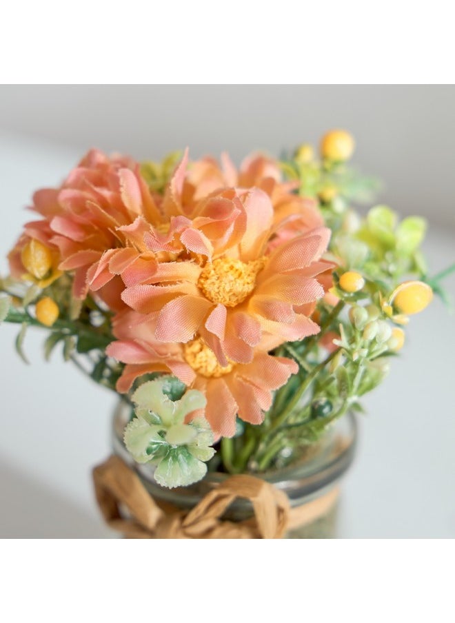 Home Box Caven Daisy Arrangement in Glass Bottle 9 x 9 x 13 cm  - Image 3