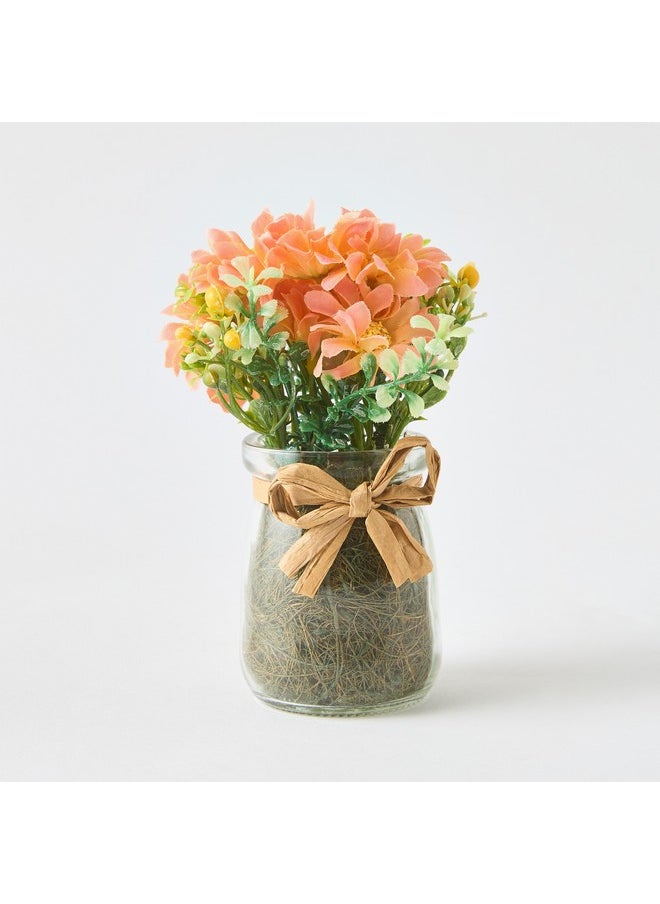 Home Box Caven Daisy Arrangement in Glass Bottle 9 x 9 x 13 cm  - Image 5