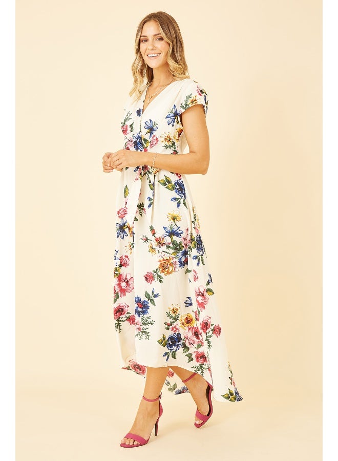 MELA LONDON Floral Print Midi Dress - Image 3