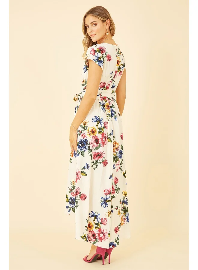 MELA LONDON Floral Print Midi Dress