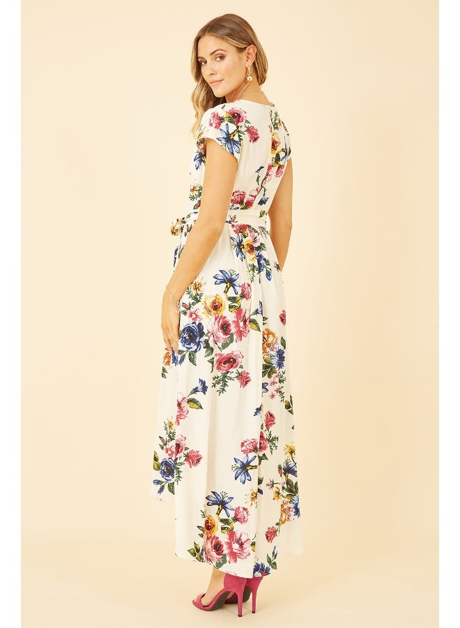 MELA LONDON Floral Print Midi Dress - Image 4