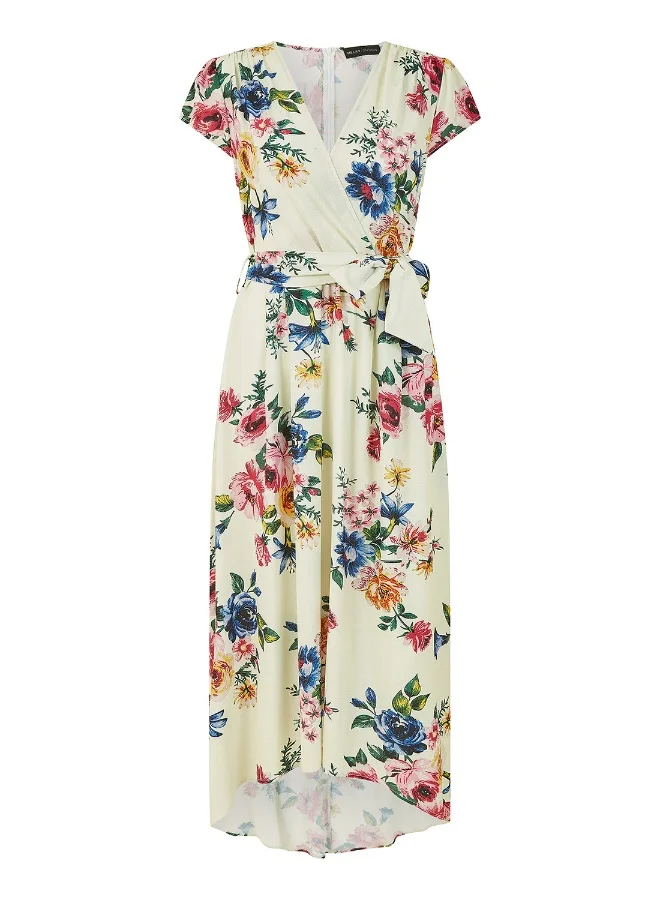 MELA LONDON Floral Print Midi Dress