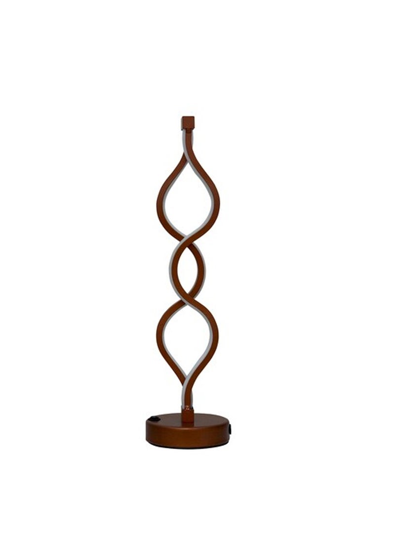 AIWANTO Spiral Wave LED Table Lamp Dimmable Decorative Lamp  - Image 2