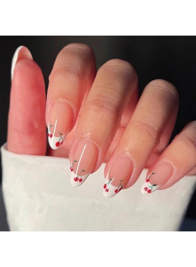 NIKITA.VIVI 24Pcs Press on Nails, False Nails, Fake Nails Set for Women Girls Nail Art Accessories, Press on Nail with Glue Stickers for Easy Apply, Stick on Fingernails Set - Image 2