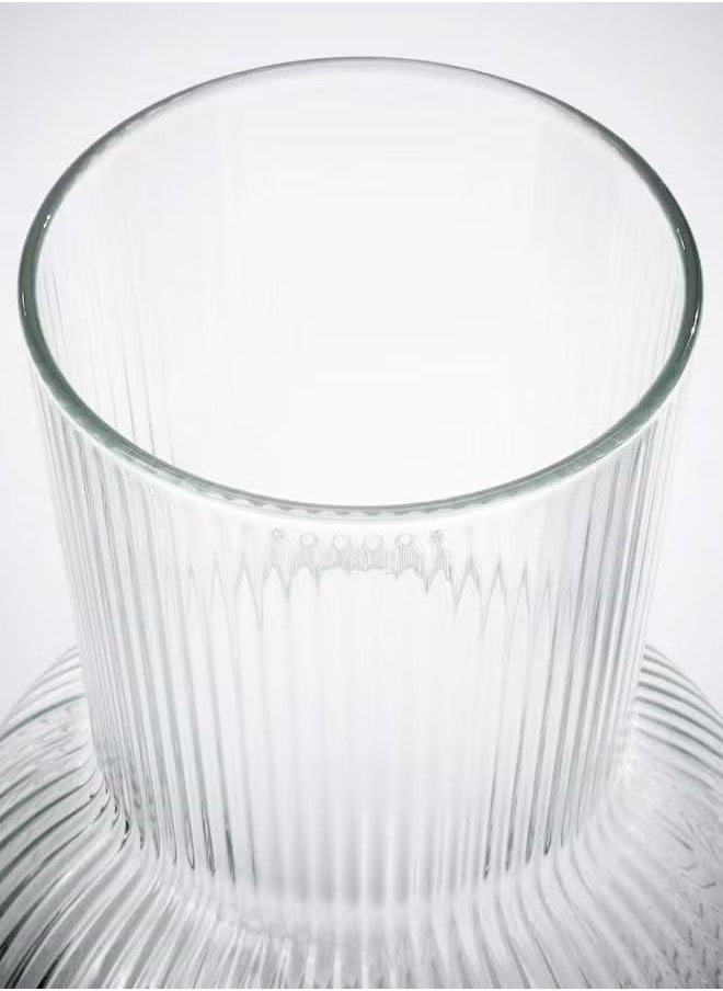 erorex Vase Clear Glass 17 cm  - Image 2