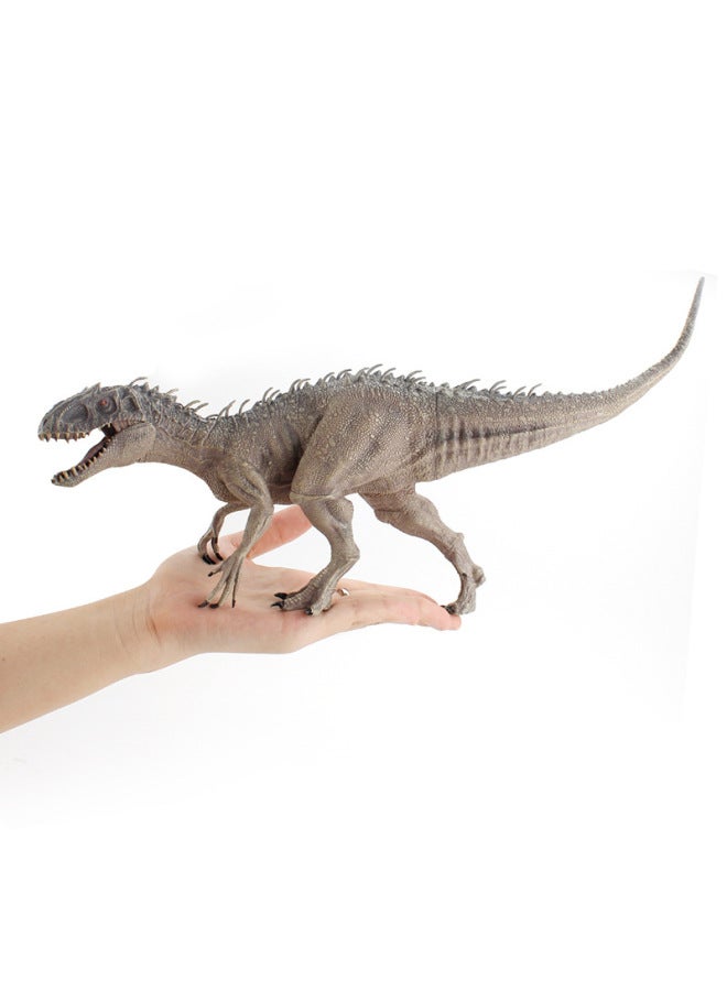 Jurassic Dinosaur World Prehistoric Realistic Solid Tyrannosaurus Rex Mouth Movable Model Toy Dinosaur Simulation Ornament-Color:LX866 Black Sticklebacks 189.8G - Image 5